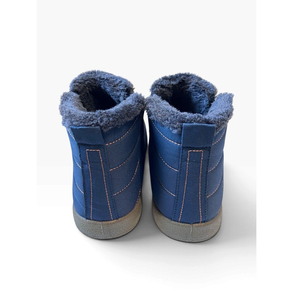 Hobibear Barefoot Winter Boots Womens Size 41 US 10 Navy Blue Quilted Booties - Picture 7 of 13